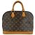 Sac à main Louis Vuitton Alma PM marron M51130 - vue 2
