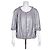 Chanel Chain Link Trim Silver Grey Jacket