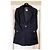 Chanel Tweed-Jacke mit Gripoix-Buttons Paris / Monaco Marineblau - Ansicht 2
