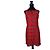 Vintage 90er Blumarine Damen-Karokleid Rot