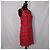Vintage 90er Blumarine Damen-Karokleid Rot - Ansicht 4
