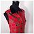 Vintage 90er Blumarine Damen-Karokleid Rot - Ansicht 5
