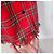 Vintage 90er Blumarine Damen-Karokleid Rot - Ansicht 6