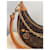 Borsa a mano Louis Vuitton Loop Monogram Canvas Marrone D'oro Caramello - vista 7