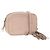 SAINT LAURENT Marsupio in Pelle Rosa Nero Argento Auth bs19957