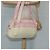 CHANEL Bolsa de mão em lona de couro rosa prata CC Auth bs19432 - vista 23