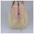 CHANEL Bolsa de mão em lona de couro rosa prata CC Auth bs19432 - vista 3