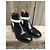 Botines Balenciaga de charol negro y blanco - vista 3