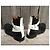 Botines Balenciaga de charol negro y blanco - vista 5
