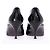 Céline Zapatos de tacón kitten de punta almendrada en cuero negro Celine - vista 11