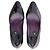 Céline Zapatos de tacón kitten de punta almendrada en cuero negro Celine - vista 12
