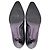Céline Zapatos de tacón kitten de punta almendrada en cuero negro Celine - vista 13