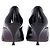 Céline Zapatos de tacón kitten de punta almendrada en cuero negro Celine - vista 4