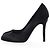 Timeless Pumps Chanel con logo sul retro in raso nero - vista 10