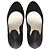Timeless Pumps Chanel con logo sul retro in raso nero - vista 13