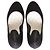 Timeless Pumps Chanel con logo sul retro in raso nero - vista 5