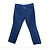 Pantaloni Capri Louis Vuitton in denim blu brillante - vista 6
