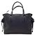 Borsa a tracolla in pelle nera Longchamp Penelope con nappina e coulisse Nero - vista 3