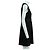 Diane Von Furstenberg Vestido negro con detalle en V - vista 3