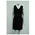 Diane Von Furstenberg Vestido negro con detalle en V - vista 7