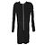Vestido mini preto de viscose Balmain com babados de tule, decote em V e mangas longas