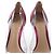 Pumps in pelle e PVC rosa metallico Gianvito Rossi - vista 6