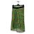 Falda midi plisada de poliéster impresa con cadenas verde/dorada de Balenciaga - vista 3