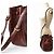 Borsa a spalla in pelle Bordeaux Cartier Bordò - vista 4