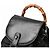 Zaino Gucci Bamboo in pelle nera Nero - vista 6