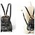 Gucci Bamboo Leder Rucksack Schwarz - Ansicht 3