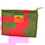 Pochette Plat Louis Vuitton Rosa Lona  ref.1854023