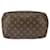 Louis Vuitton Toiletry Pouch Brown Cloth  ref.1854180