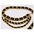 Chanel Vintage Chunky Triple Drapierte Halskette Gürtel Gold hardware - Ansicht 14