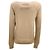 Langärmliger Rundhals-Wollstrickpullover Vionnet Gold Shimmer Golden - Ansicht 3