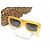 Gafas de sol Bottega Veneta Retro Cuadradas Amarillas Amarillo