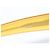 Gafas de sol Bottega Veneta Retro Cuadradas Amarillas Amarillo - vista 6