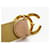 Chanel Gürtel aus Leder Hellbraun Golden - Ansicht 5