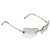Chanel Sonnenbrille randlos grau silber