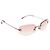 Gafas de sol Chanel 4002 rosa con logo