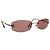 Gafas de sol Chanel Plateadas Marrón Oscuro Plástico Plata