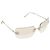 Chanel CC Logo Rhinestone Silver Sunglasses Silvery