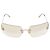 Chanel CC Logo Rhinestone Silver Sunglasses Silvery - view 2