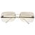 Chanel CC Logo Rhinestone Silver Sunglasses Silvery - view 4