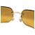 Chanel Occhiali da sole con strass dorati e lenti arancioni 4017-D D'oro Arancione - vista 9