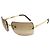 Occhiali da sole Chanel Swarovski CC Logo Marrone Oro D'oro Marrone chiaro
