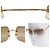 Occhiali da sole Chanel Swarovski CC Logo Marrone Oro D'oro Marrone chiaro - vista 5
