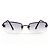 Gafas de sol Chanel CC Logo sin montura con strass negros - vista 2
