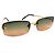 Chanel Sonnenbrille Blau Orange Gradient Kunststoff Silber