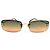 Chanel Sonnenbrille Blau Orange Gradient Kunststoff Silber - Ansicht 3