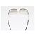 Chanel CC Logo Silberne Randlose Strass Sonnenbrille Transparent - Ansicht 4